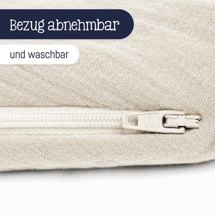 Productafbeelding Julius Zöllner Verpleegkussen Mousseline 190 cm (190 cm)