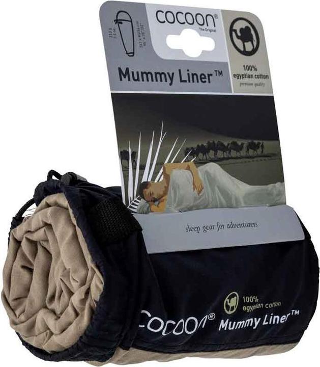 Actual product image Cocoon MummyLiner Inlet Egyptian Cotton (241 cm)
