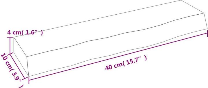 Immagine prodotto VidaXL Lian (40 x 10 x 4 cm)