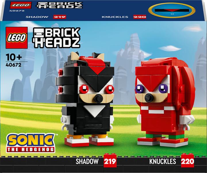 Immagine prodotto LEGO BrickHeadz Sonic the Hedgehog Knuckles e Shadow (40672, LEGO Brickheadz)