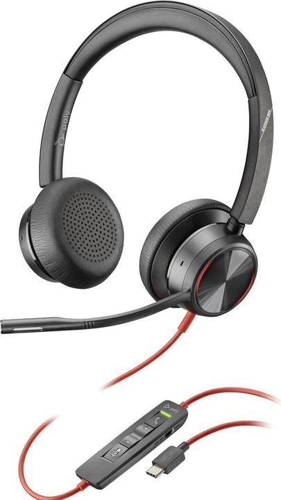 Image du produit Poly Casque d'écoute Blackwire 8225 UC USB-C (Filaire, USB-C)