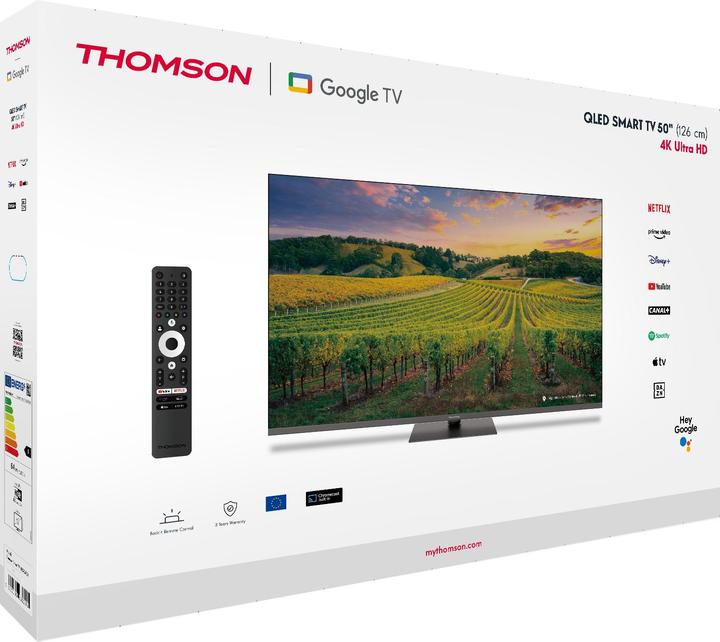 Produktbild Thomson 50QG5C14 QLed 50' Smart Google TV (50", QLED, 4K)