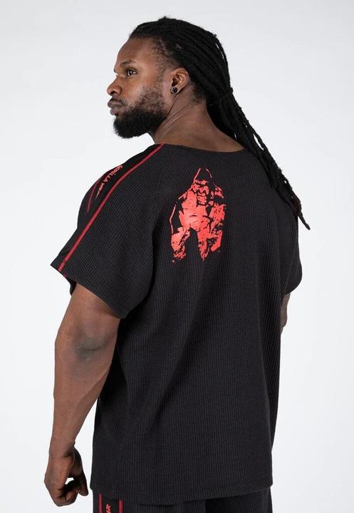 Produktbild Gorilla Wear Buffalo Old School Workout Top Schwarz/Rot (S/M)