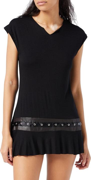 Produktbild Spiral Gothic Rock Minikleid Stollen an Taille (3XL)