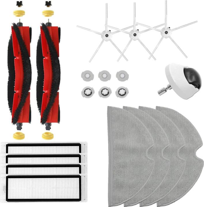 Deltalabs Zubehör Set kompatibel mit Roborock S5, S5 Max, S6, S6 Pure, S6 MaxV