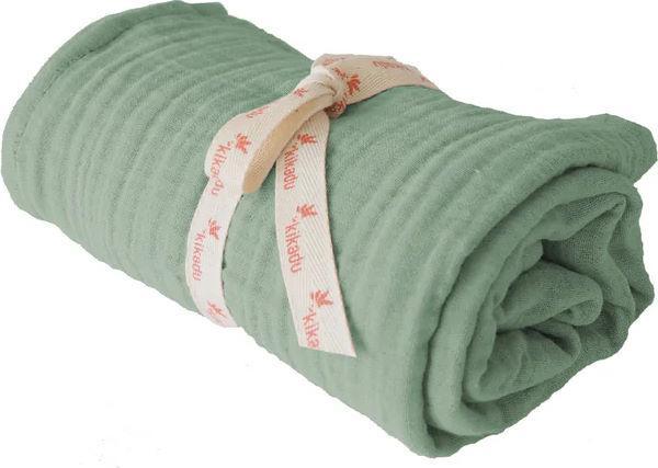 Image du produit Kikadu Petit foulard Mousseline Olive (GOTS) (80 cm, 80 cm)