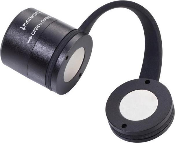 Actual product image Troika ECO RUN torch with LED light, 3 light functions, incl. charging cable, black (3.60 cm)