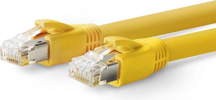 Actual product image Vivolink PROCAT30 Network cable 30 m Cat6a F/FTP (FFTP) Yellow (F/FTP, CAT6a, 30 m)