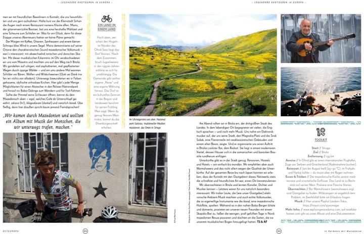 Actual product image Legendäre Radtouren in Europa (German, The Lonely Planet, 2024)