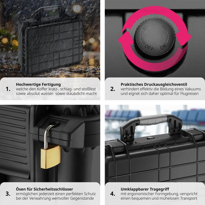 Image du produit tectake Coffret photo universel (Mallette photo, 14.50 l)