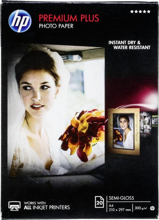 Actual product image HP CR673A Semi-gloss photo paper (300 g/m², A4, 20 x)