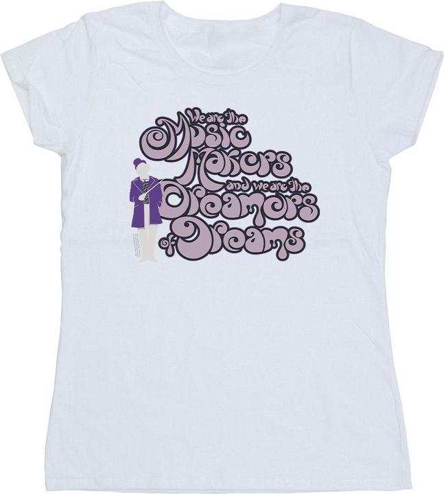 Willy Wonka & the Chocolate Factory Dreamers Text TShirt (S)