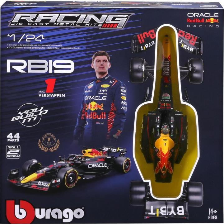 Immagine prodotto Bburago Red Bull F1 RB19 1/24 Kit Verstappen 2024