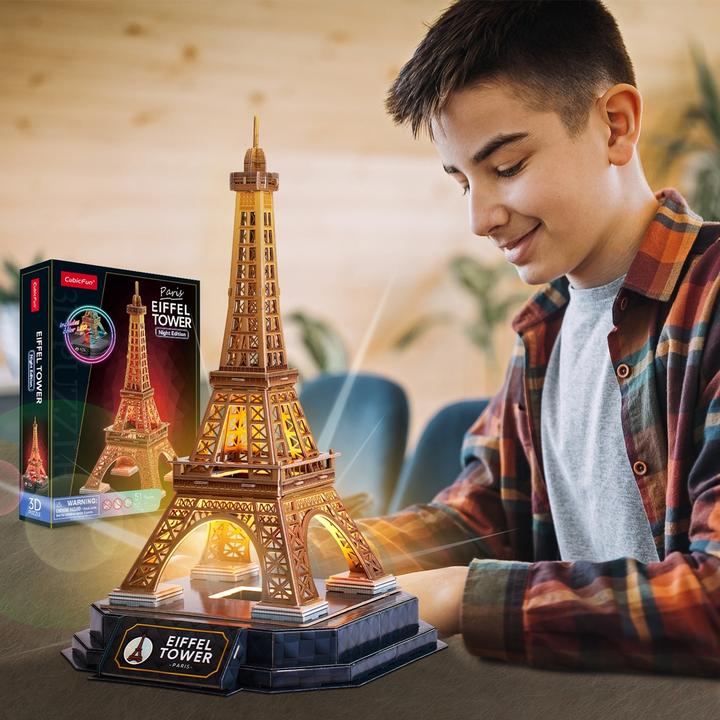 Produktbild Cubicfun 3D Puzzle Eiffelturm LED 51 Teile (51 Teile)