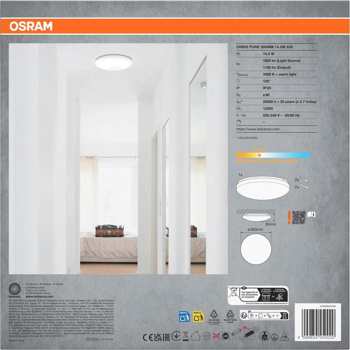 Produktbild Osram ORBIS® Pure 300mm 14.5W (1100 lm)