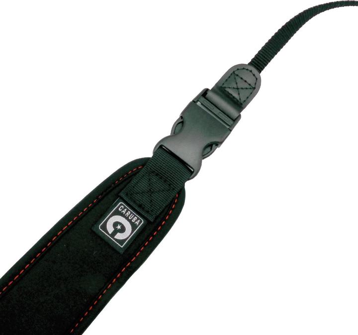 Immagine prodotto Caruba Tracolla per fotocamera Comfort + Sgancio rapido (nero + rosso) (Tracolla)