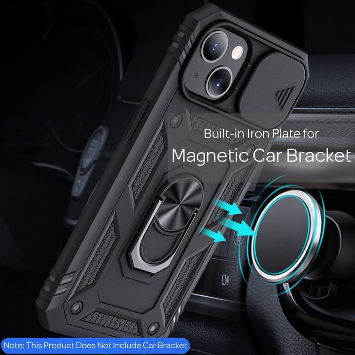 Actual product image Nalia Shockproof military style ring cover (Apple iPhone 13 mini)