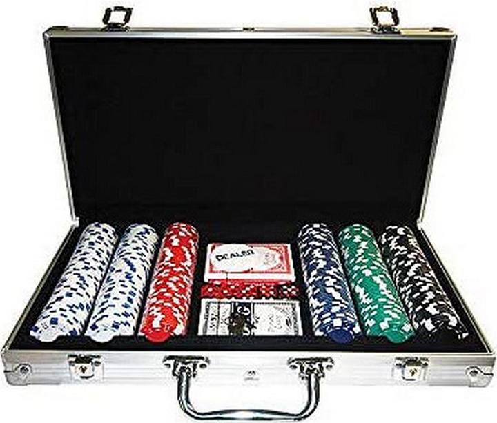 Image du produit Champ Set de poker 300pcs avec valise en aluminium (Allemand, Anglais)