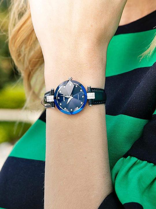 Actual product image Jowissa Facet rhinestones (Analogue wristwatch, 30 mm)
