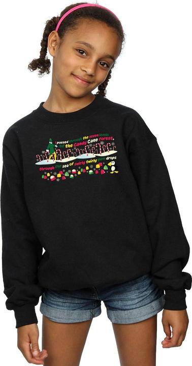 Immagine prodotto Elf Candy Cane Forest Felpa Ragazze (152, 158)