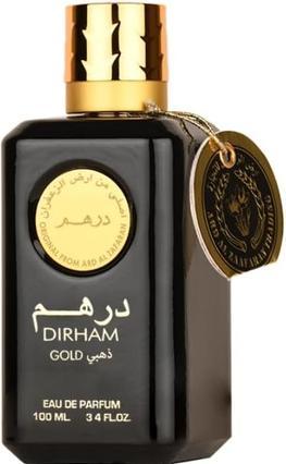 Actual product image Lattafa Perfumes Ard Al Zaafaran Dirham Gold Eau De Parfum 100ml (Eau de parfum, 100 ml)