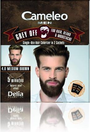 Immagine prodotto Delia Cosmetics Cameleo - Vernice per capelli da uomo castano chiaro. Nessun capello grigio. Buona copertura. 2x15ml