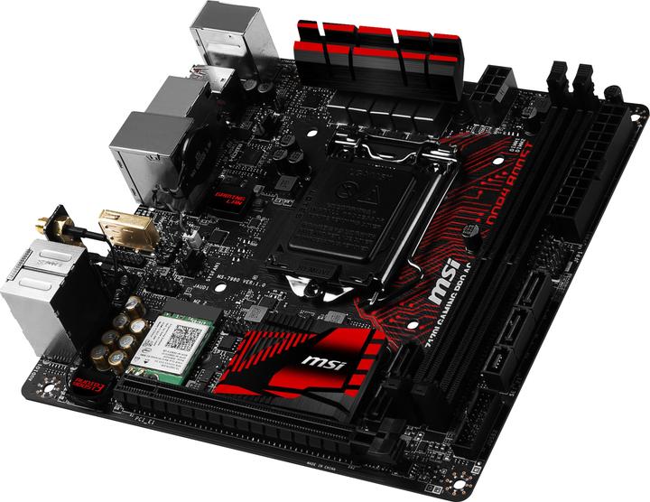 Produktbild MSI Z170i Gaming Pro Ac (LGA 1151, Intel Z170, Mini-ITX)