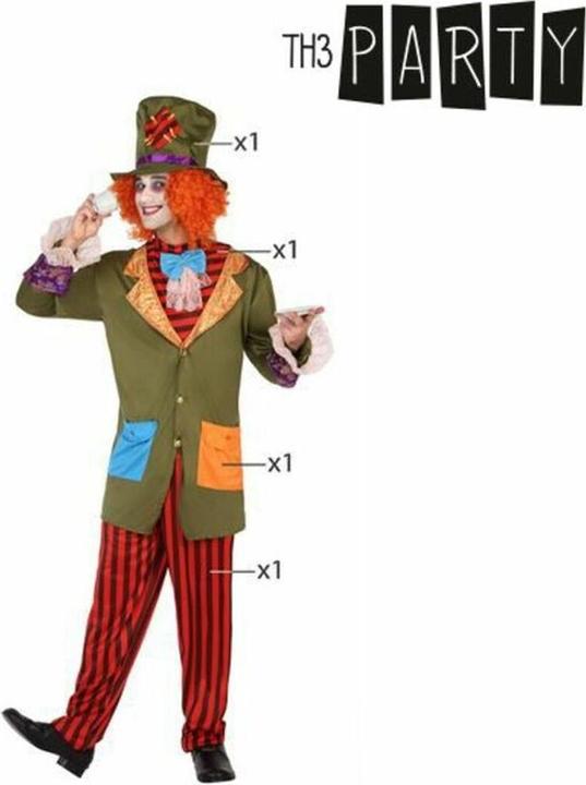 Produktbild Th3 Party Verkleidung Verrückter hutmacher (3 Pcs) (M/L)
