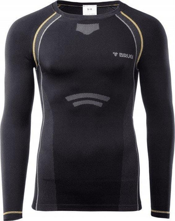 Brugi Thermoactive Underwear Men's Sweatshirt 4RC3 Black Size S (S/M)