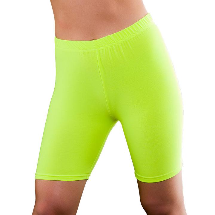 Image du produit Wicked Costumes Pantalon cycliste années 80 jaune fluo (XS)