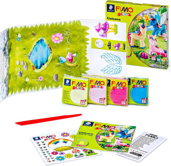 Actual product image Fimo - Kids Form & Play Set - Unicorn (8034 19 LZ)