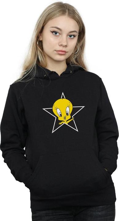 Actual product image Looney Tunes Womens/Ladies Tweety Pie Star Hoodie (M)