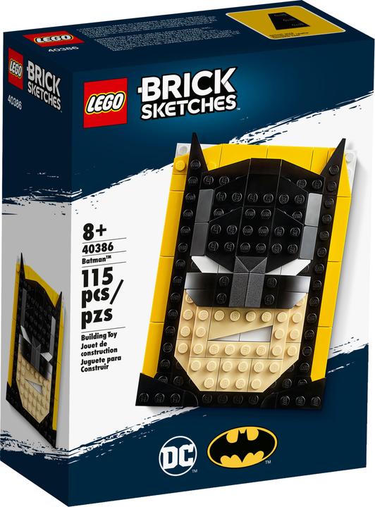Actual product image LEGO Brick Sketches - Batman (40386)