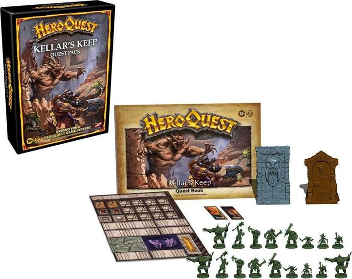 Actual product image Hasbro Gaming F4543 HeroQuest Board Game Expansion Strategy (English)