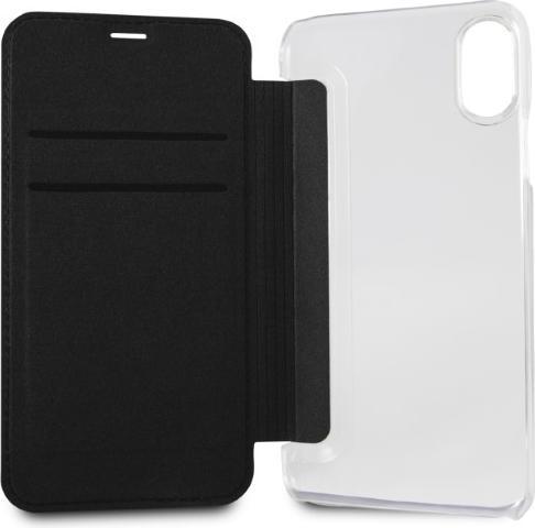 Image du produit Karl Lagerfeld KLFLBKPXKSB iPhone X/Xs czarny/black bookcase Signature Glitter (Apple iPhone XS, Apple iPhone X)