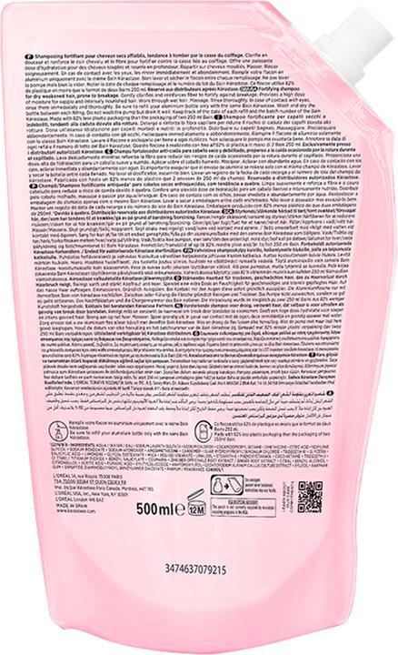 Actual product image Kérastase Bain Hydra-Fortifiant Nachfüllpack (500 ml, Liquid shampoo)