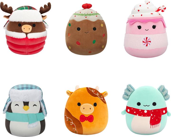 Actual product image Squishmallows 19 cm - Holiday - Jericho Gingerbread Cow (19 cm)