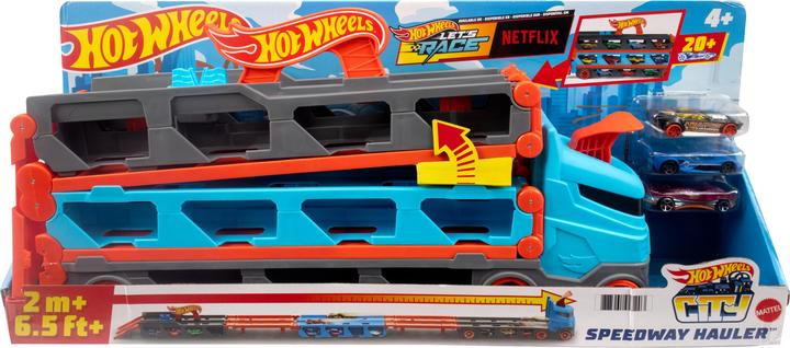 Immagine prodotto Hot Wheels 2-in-1 Rennbahn-Transporter