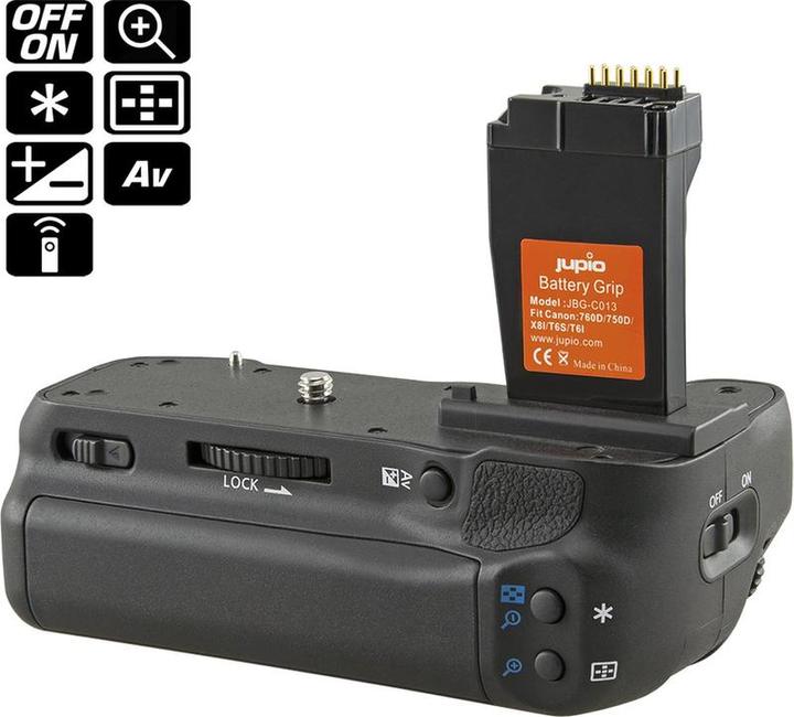 Jupio BatteryGrip For Canon 750D/760D/IX8/T6S/T6i