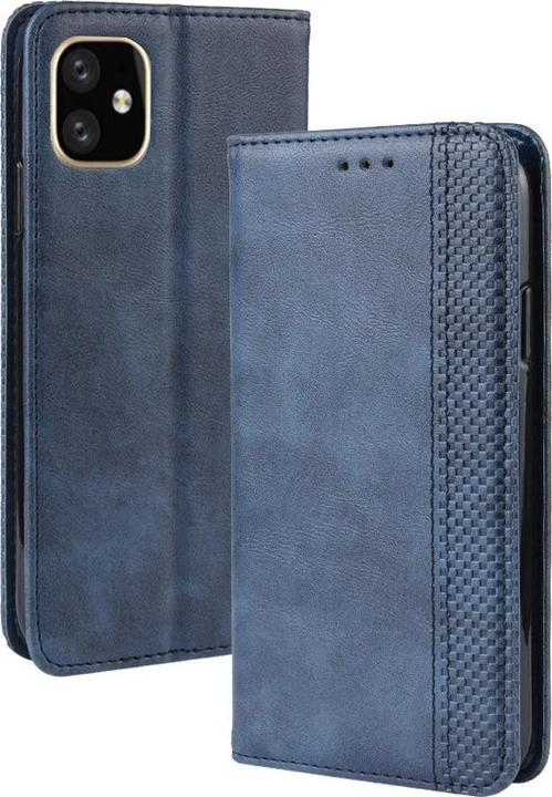 Actual product image Cover-Discount iPhone 12 / 12 Pro - Stand Flip Case Cover dark blue (Apple iPhone 12 Pro, Apple iPhone 12)