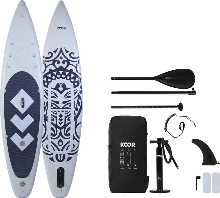 Koor SUP Board Moolaka 11'6 (353 cm) Set Grigioscuro II (11'6")
