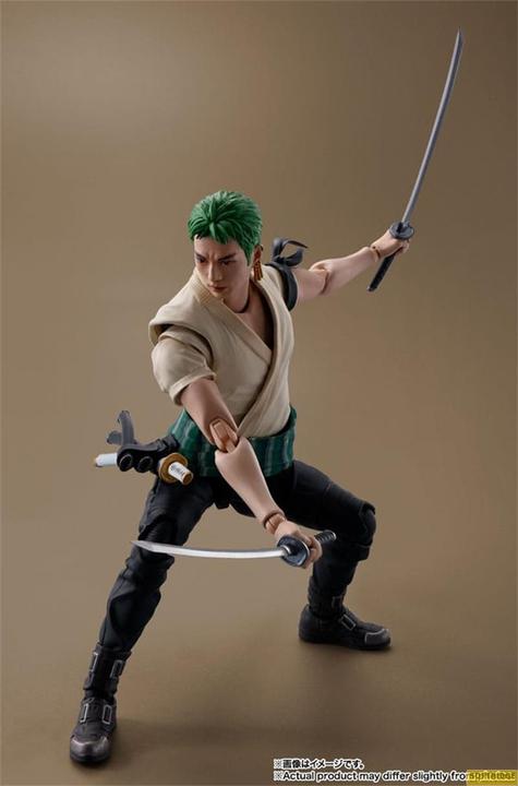 Immagine prodotto Tamashii Nation One Piece S.H. Figuarts Action Figure Roronoa Zoro (Netflix) 14 cm