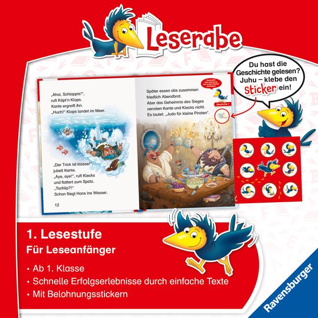 Produktbild Ravensburger Wilde Piratenabenteuer - Leserabe ab 1. Klasse - Erstlesebuch für Kinder ab 6 Jahren (Deutsch, Martin Klein, Alexandra Langenbeck, 2022)