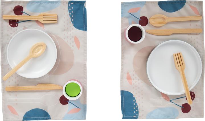 Actual product image small foot Tableware set "tasty