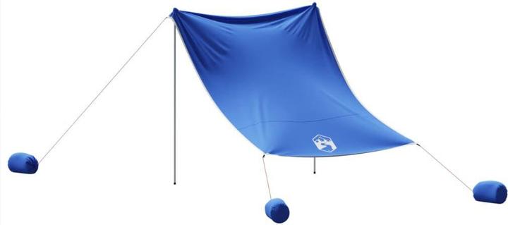 Image du produit VidaXL Tente d'ombrage de plage avec sacs de sable 214 x 236 cm (Tente de plage, 0.18 kg, 4 personnes)