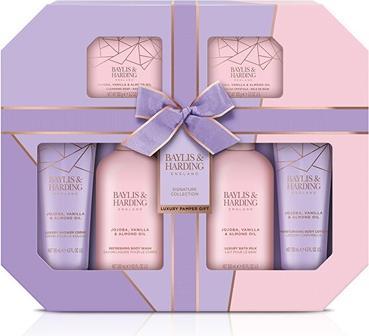 Immagine prodotto Baylis & Harding Set regalo per il corpo alla vaniglia di jojoba 6 pezzi (Set per la cura del corpo)