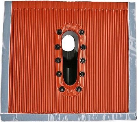 Produktbild A.S. Sat Alu Dachziegel 50x45cm schwarzmit Kabeleinführung