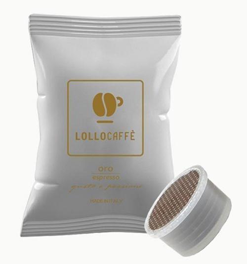 Produktbild Lollo Caffè Kaffeekapseln Oro Lavazza Espresso Point Kompatibel (100 Kapseln) (100 x Port.)