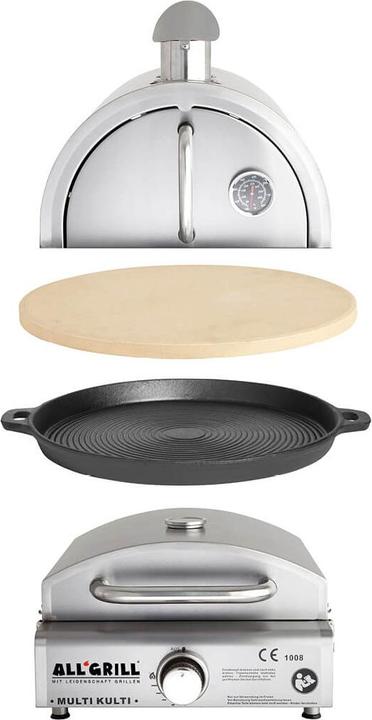 Actual product image All'Grill MULTI-KULTI® - Set 4 - WITH IGNITION SAFETY (consists of 4 articles)
