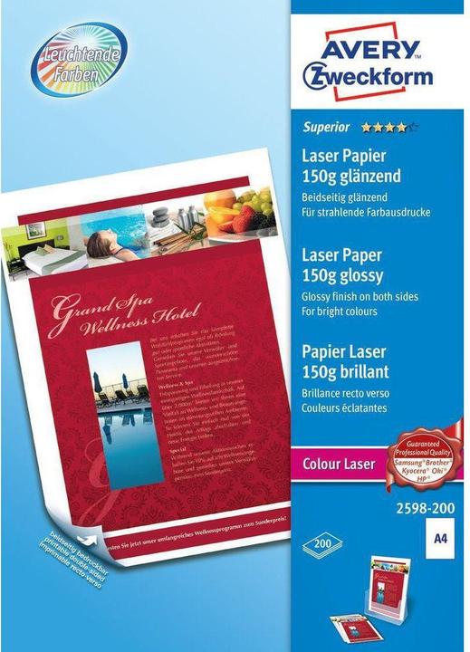 Produktbild Avery Überlegener Farblaser (150 g/m², 200 x, A4)